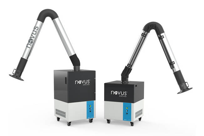 NOVUS Aircase verfügbar als Speicher- und Patronenfiltergerät